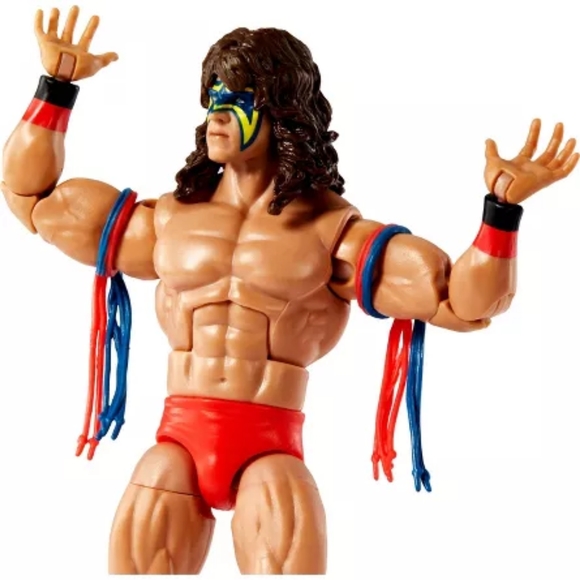 WWE Legends Elite Collection Ultimate Warrior Action Figure WCW WWF NEW - Picture 3 of 6